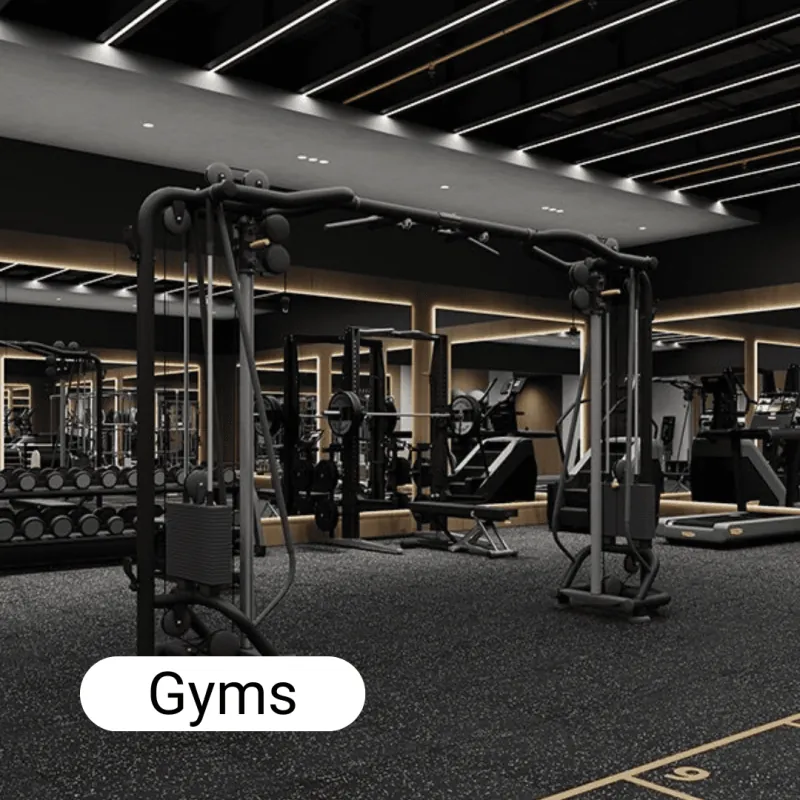 Interno di palestra moderna