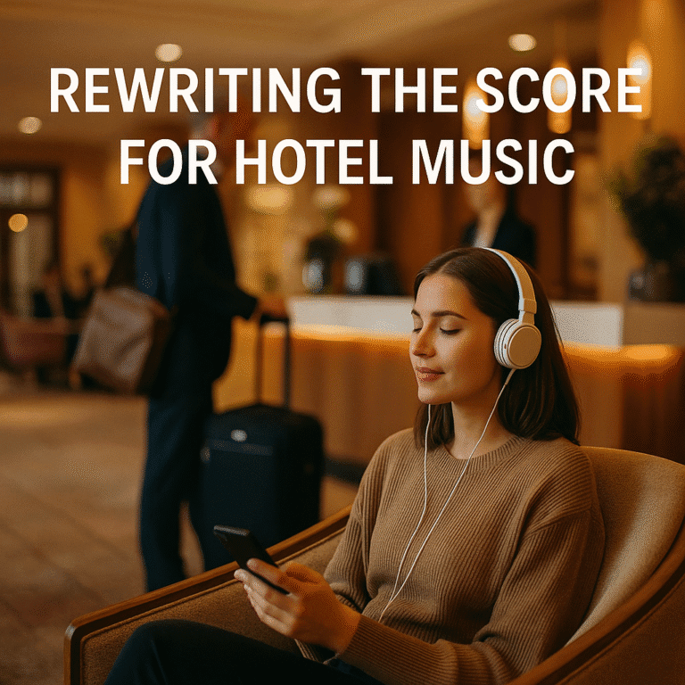 Hotel lobby music creating a welcoming guest atmosphere